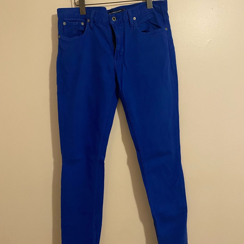 Ralph Lauren women Vibrant Blue Skinny Jeans